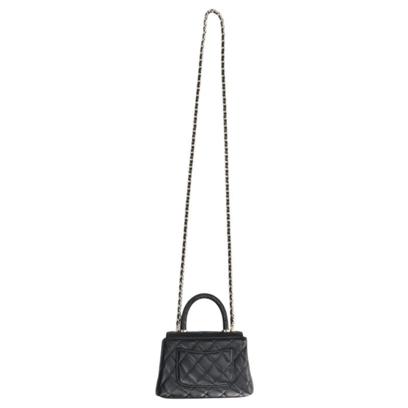 CHANEL Coco Handle Mini Matelasse Shoulder Bag Size ONE SIZE