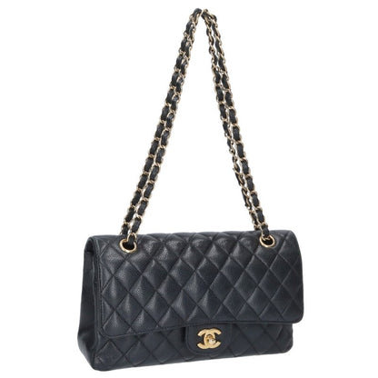 CHANEL Matelasse 25 GHW Caviar Skin Double Size ONE SIZE