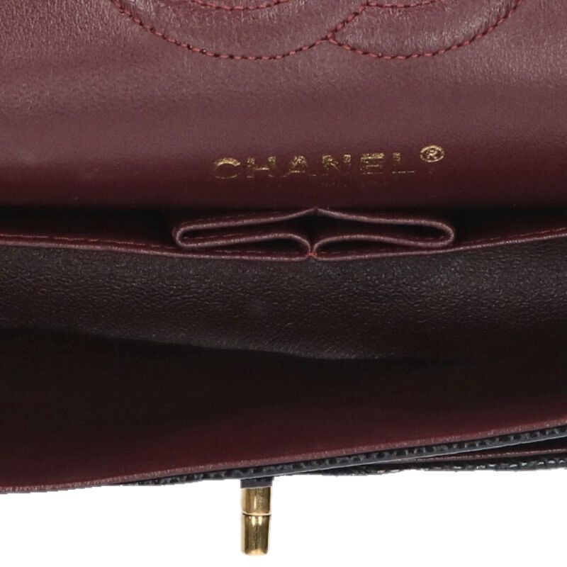 CHANEL Matelasse 25 Caviar Dbl Flap Chain Bag Size ONE SIZE