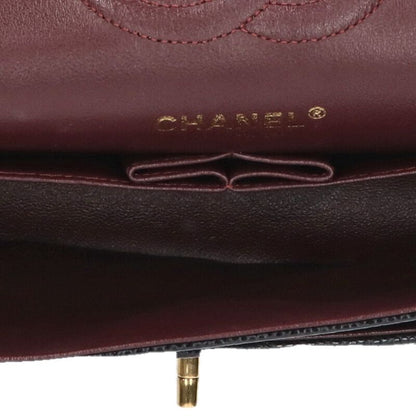 CHANEL Matelasse 25 Caviar Dbl Flap Chain Bag Size ONE SIZE