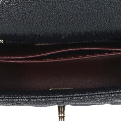 CHANEL Coco Handle Caviar Shoulder Bag GHW Size ONE SIZE