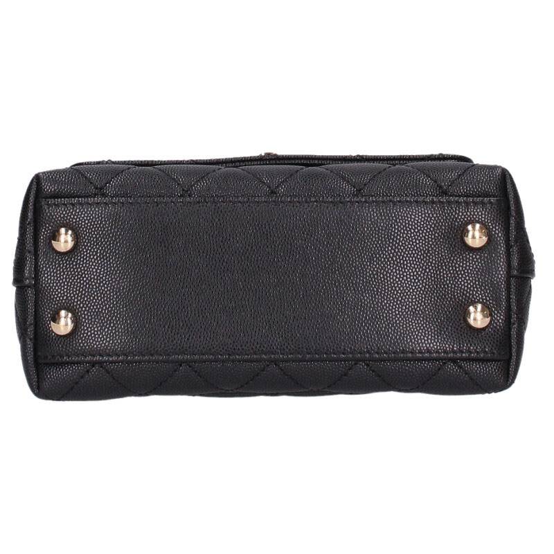 CHANEL Coco Handle Caviar Shoulder Bag GHW Size ONE SIZE