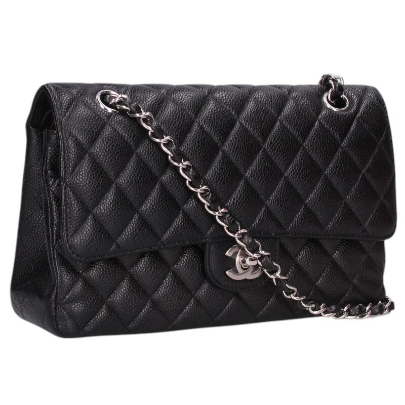 CHANEL Matelasse 25 Caviar Dbl Flap Chain Bag Size ONE Multi