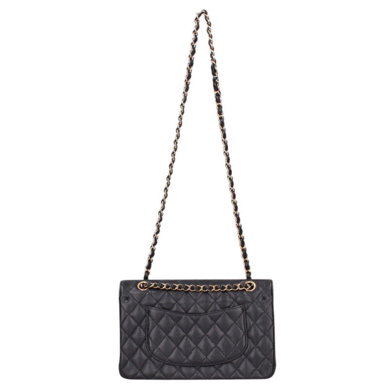 CHANEL Matelasse 25 Caviar Dbl Flap Chain Bag Size ONE SIZE