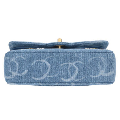CHANEL Matelasse 23 Denim CC Mark Shoulder Bag GHW