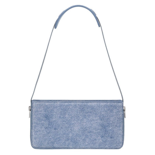 ALEXANDER WANG Side Zip Denim Shoulder Bag Size ONE SIZE