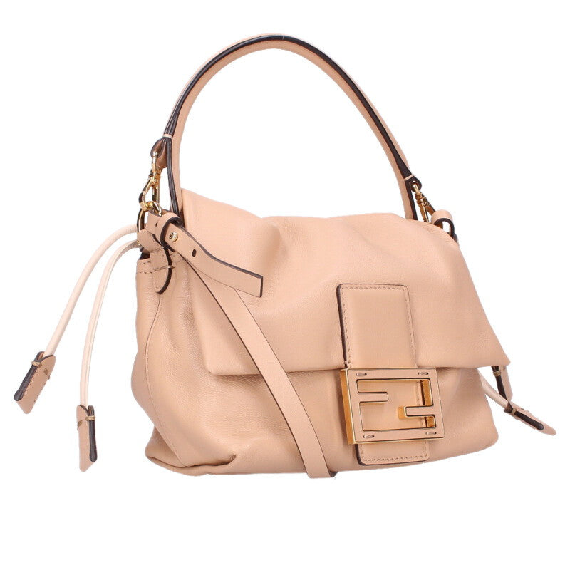 FENDI Mamma Baguette Small Camellia Nappa Size ONE SIZE