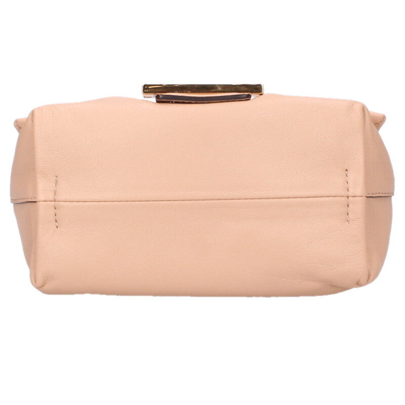 FENDI Mamma Baguette Small Camellia Nappa Size ONE SIZE