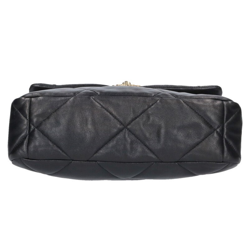 CHANEL 19 Lambskin Chain Shoulder Bag Size ONE SIZE