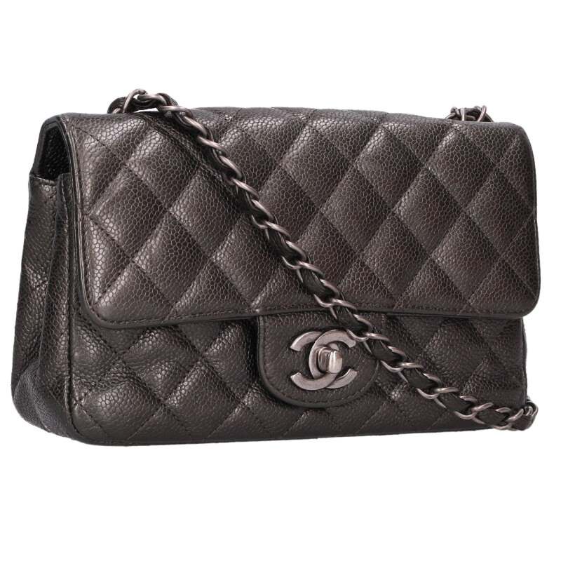 CHANEL Mini Matelasse 20 Caviar Chain SH Bag Size ONE SIZE
