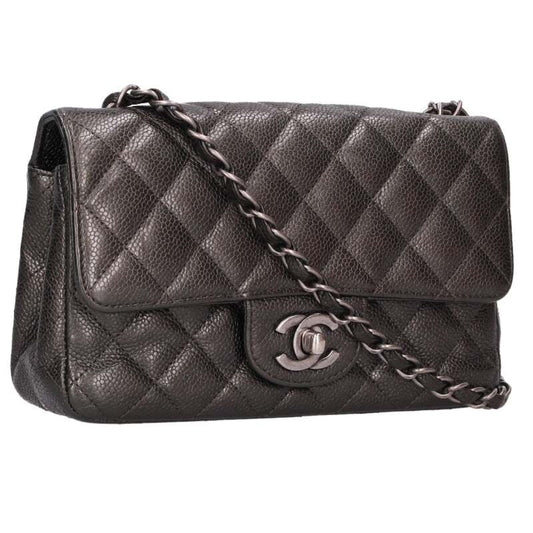 CHANEL Mini Matelasse 20 Caviar Chain SH Bag Size ONE SIZE
