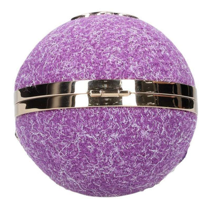 CHANEL CC Mark Ball Chain Shoulder Bag Purple Size ONE SIZE