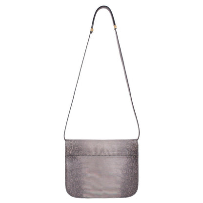 CELINE Classic Box Lizard Leather Shoulder Bag Size ONE SIZE