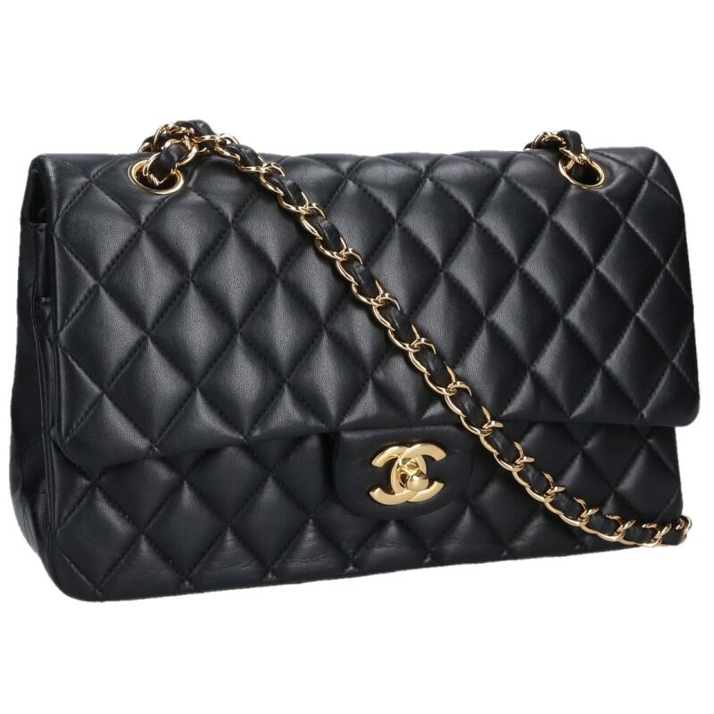 CHANEL Matelasse 25 GHW Lambskin Double Flap Size ONE SIZE
