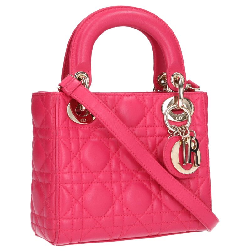 Christian Dior Lady Dior Mini Cannage 2-Way Size ONE SIZE