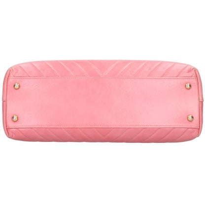 CHANEL Coco Handle 33 Chevron Aged Calfskin Size ONE SIZE