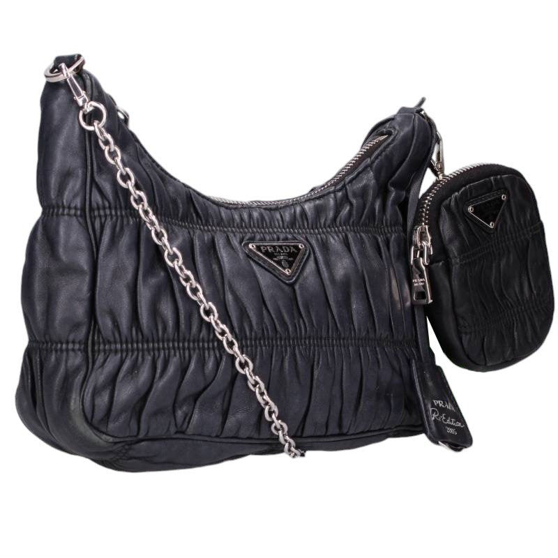 PRADA Re-Edition 2005 2-Way Leather Shoulder Size ONE SIZE