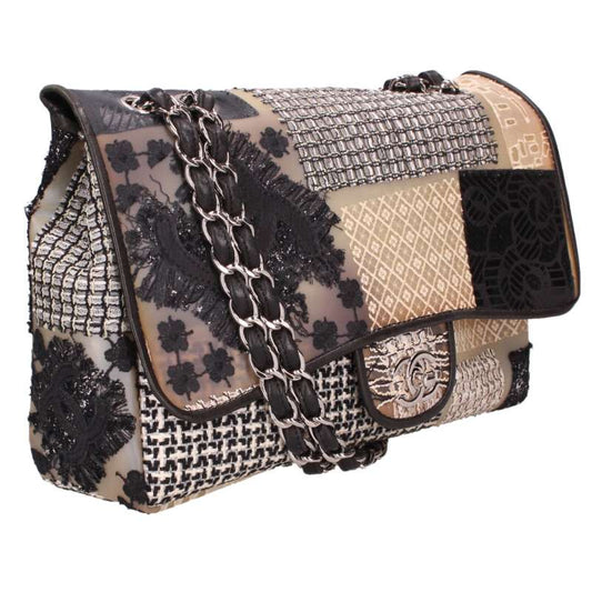 CHANEL Coco Mark PVC Patchwork Chain Shoulder Size ONE SIZE