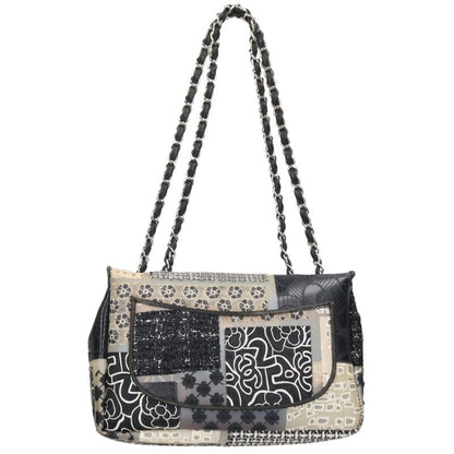 CHANEL Coco Mark PVC Patchwork Chain Shoulder Size ONE SIZE