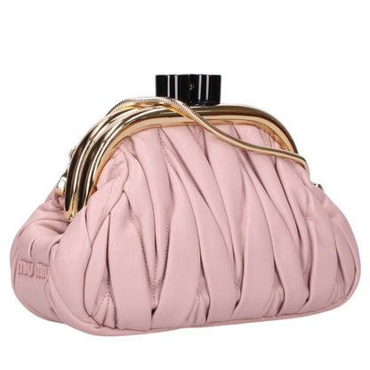 miumiu 5BK018 Miu Bell Matelasse Shoulder Bag Size ONE SIZE