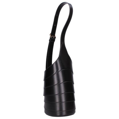 ALAIA Babel Medium Leather Bucket Shoulder Bag Size M