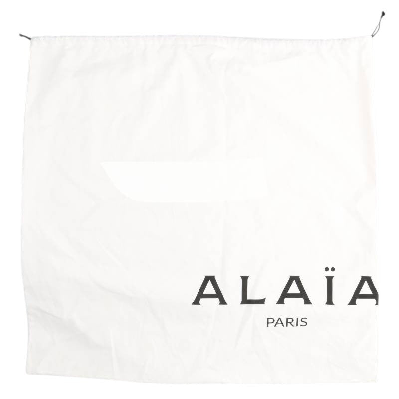 ALAIA Babel Medium Leather Bucket Shoulder Bag Size M