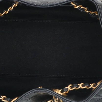 CHANEL Chanel 25 GHW Caviar Skin Chain Size ONE SIZE