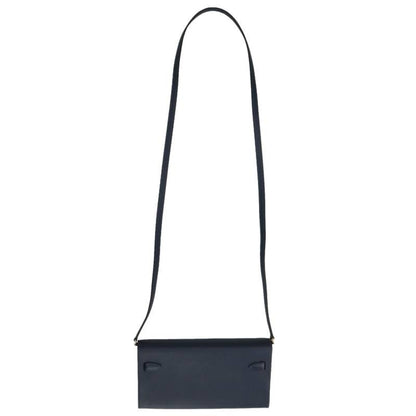 HERMES Kelly Wallet Long To Go Evercolor GHW Size ONE SIZE