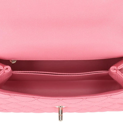 CHANEL Coco Handle 24 Caviar Skin Chain Bag Size XS