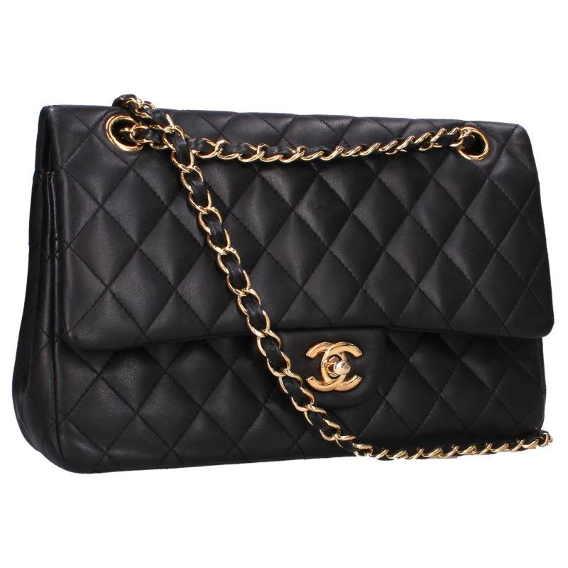 CHANEL Matelasse 25 Lambskin Dbl Flap Chain Size ONE SIZE