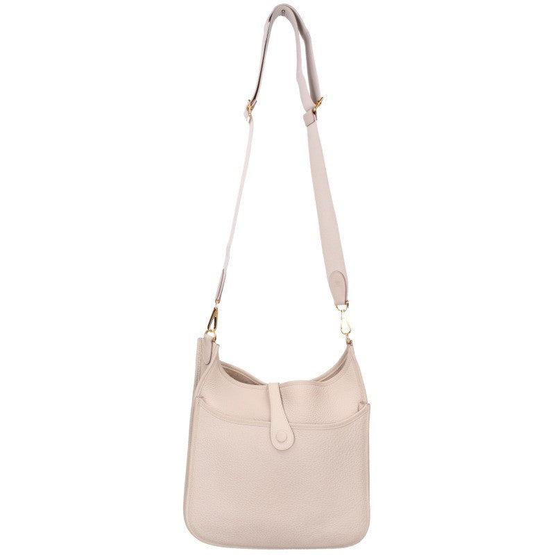 HERMES Evelyne 3PM Gold Hardware Leather Bag Size ONE SIZE