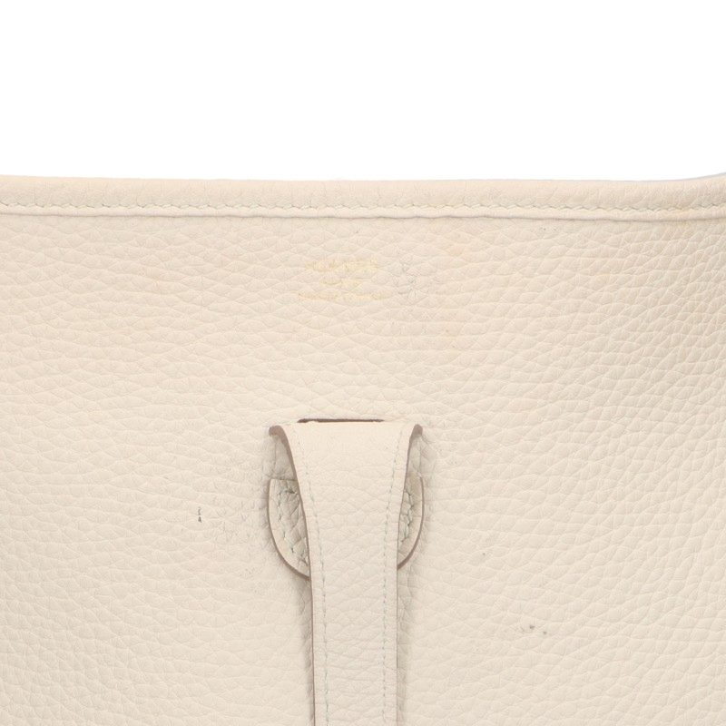 HERMES Evelyne 3PM Gold Hardware Leather Bag Size ONE SIZE