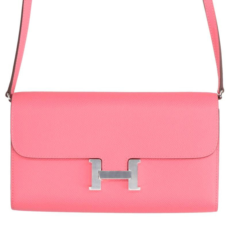 HERMES Constance Long To Go Veau Epsom Bag Size ONE SIZE