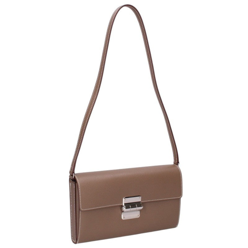 HERMES Charniere To Go Veau Madame Leather Bag Size ONE SIZE