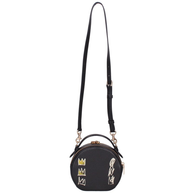COACH x Basquiat Art Paint Leather Bag Black Size ONE SIZE