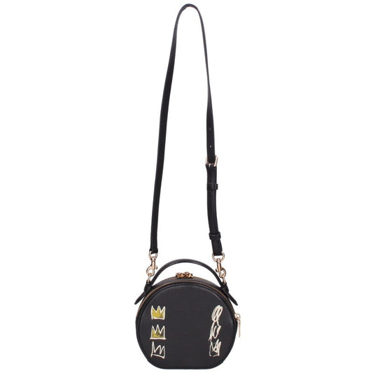 COACH x Basquiat Art Paint Leather Bag Black Size ONE SIZE