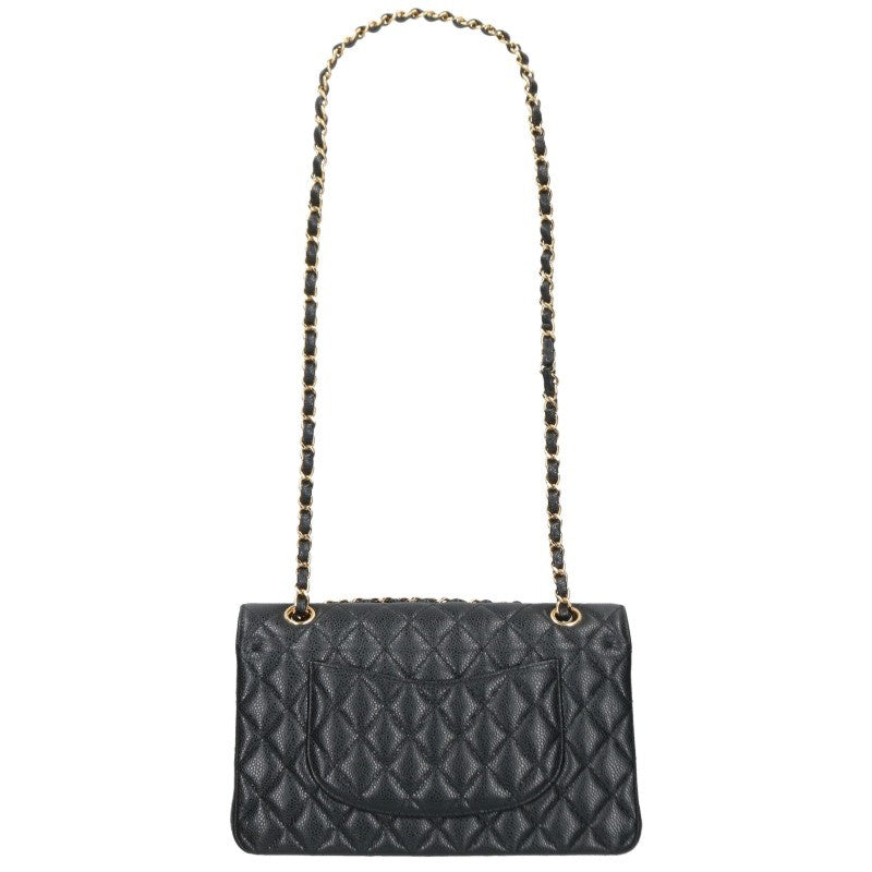 CHANEL Matelasse 25 Caviar Skin Double Flap Bag Size 25