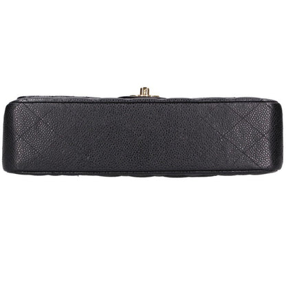 CHANEL Matelasse 25 Caviar Skin Double Flap Bag Size 25
