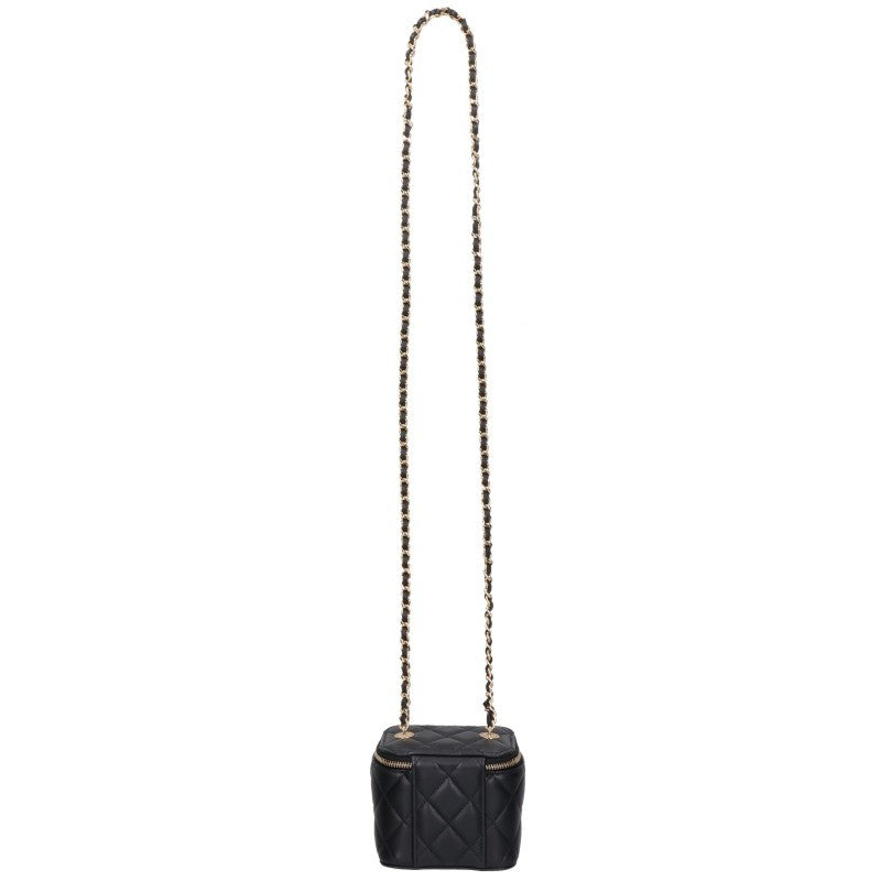 CHANEL Matelasse Small Vanity Lambskin Bag Size ONE SIZE