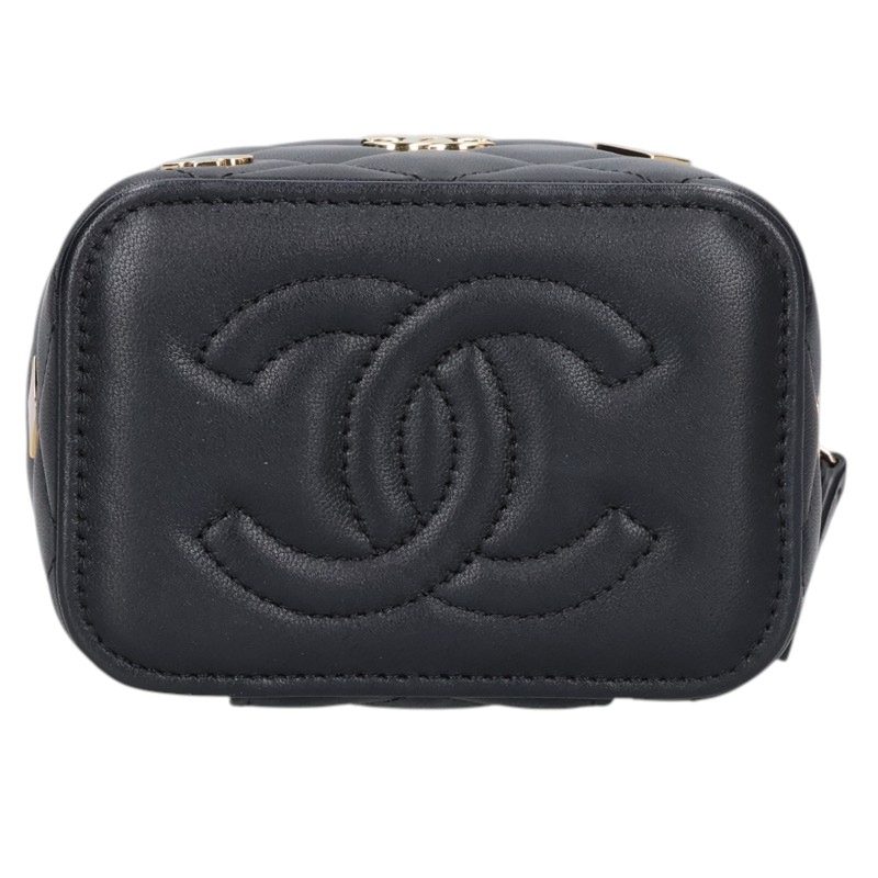 CHANEL Matelasse Small Vanity Lambskin Bag Size ONE SIZE