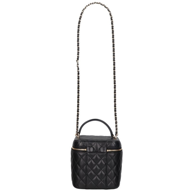 CHANEL Matelasse Vanity Lambskin Chain Bag Size ONE SIZE