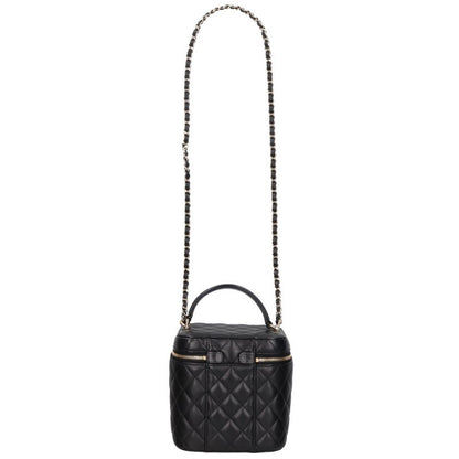 CHANEL Matelasse Vanity Lambskin Chain Bag Size ONE SIZE