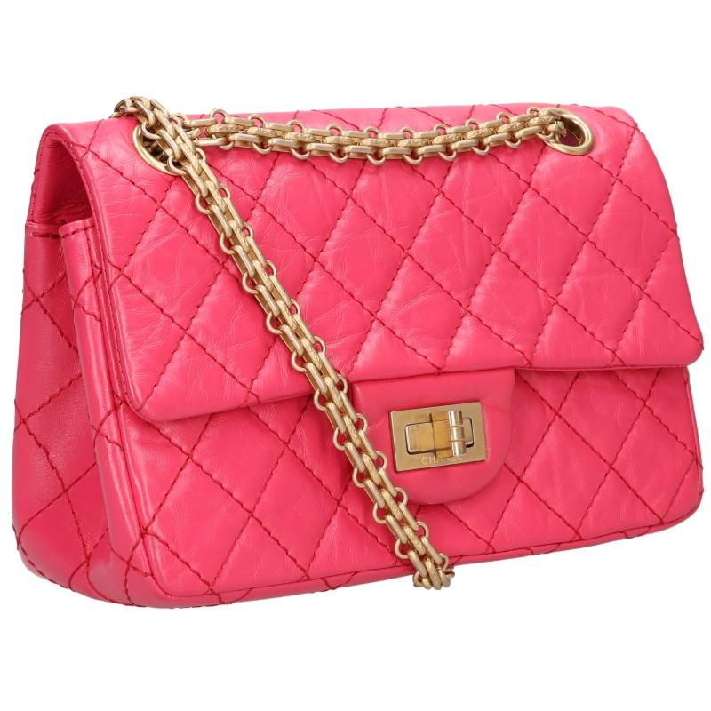 CHANEL 2.55 Mini Aged Calfskin Shoulder Bag Size ONE SIZE