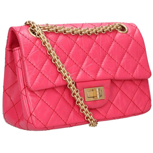 CHANEL 2.55 Mini Aged Calfskin Shoulder Bag Size ONE SIZE