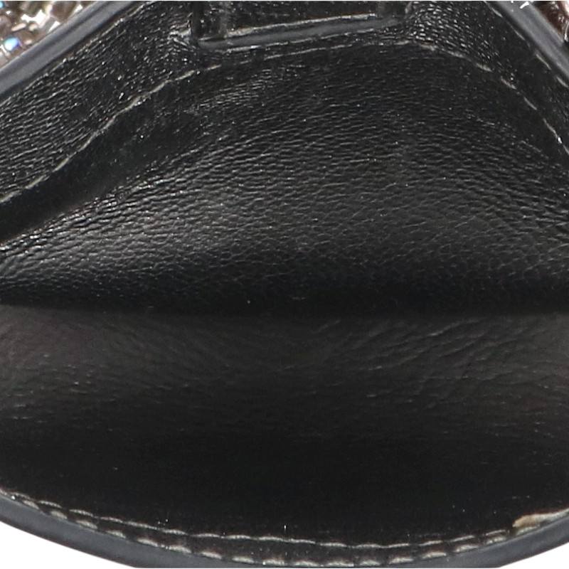 miumiu Bijou Embellished Phone Case Bag Silver Size ONE SIZE