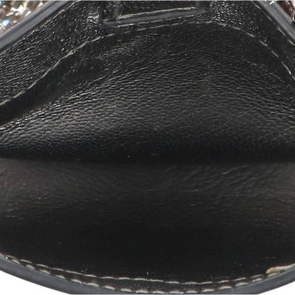miumiu Bijou Embellished Phone Case Bag Silver Size ONE SIZE