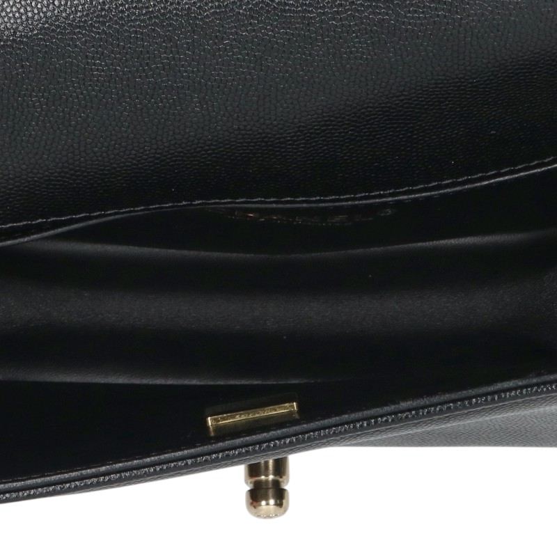 CHANEL Boy Chanel 20 Chevron Caviar Skin Bag Multi Size 20