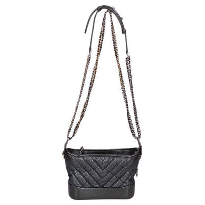 CHANEL Gabrielle Chevron Aged Green Multi Shoulder Bag Size ONE SIZE