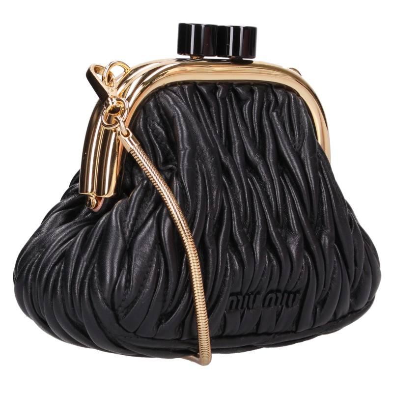 miumiu Matelasse Bell Nappa Shoulder Bag Size ONE SIZE