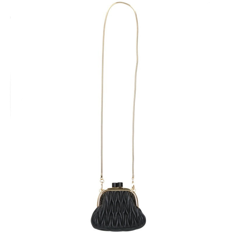 miumiu Matelasse Bell Nappa Shoulder Bag Size ONE SIZE